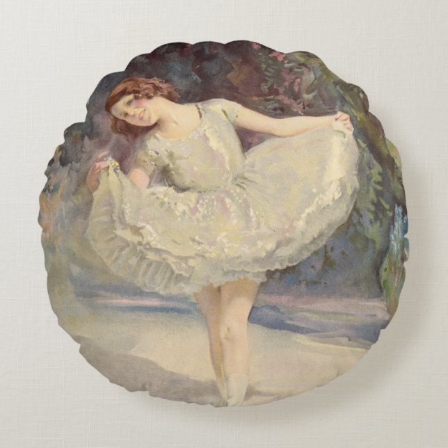 Ballet Round Cushion (Front)