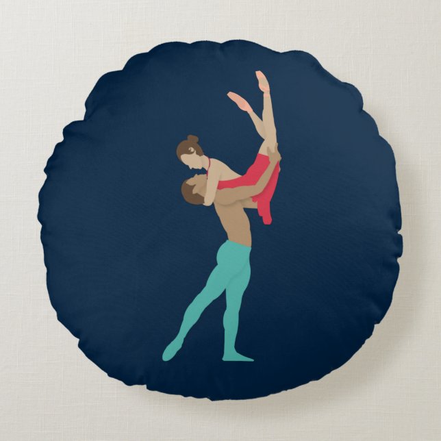 Ballet Round Cushion (Front)