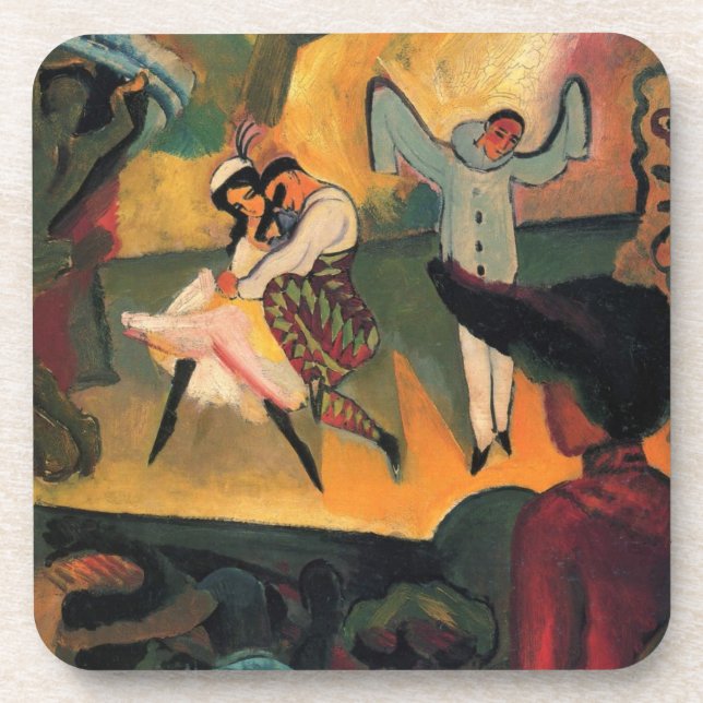 Ballet Russes, Russian Ballet by August Macke Coaster (Front)