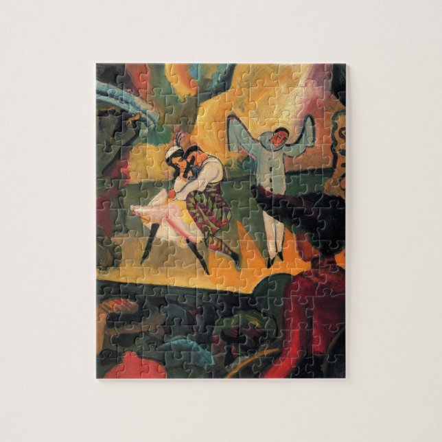 Ballet Russes, Russian Ballet by August Macke Jigsaw Puzzle (Vertical)