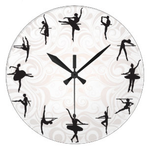 Ballet School Ballerina Dance Wall Clock