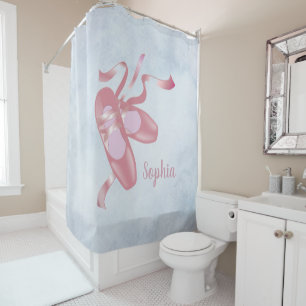 Ballet Shoes Design Shower Curtain