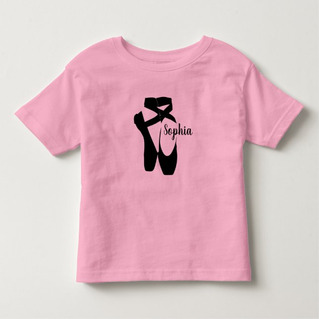 Ballet Shoes Design Toddler T-shirt (Front)