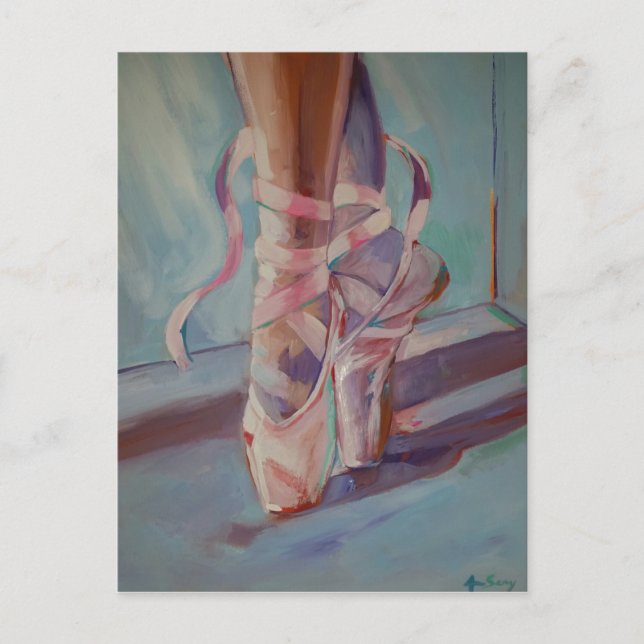 Ballet Shoes Postcard (Front)