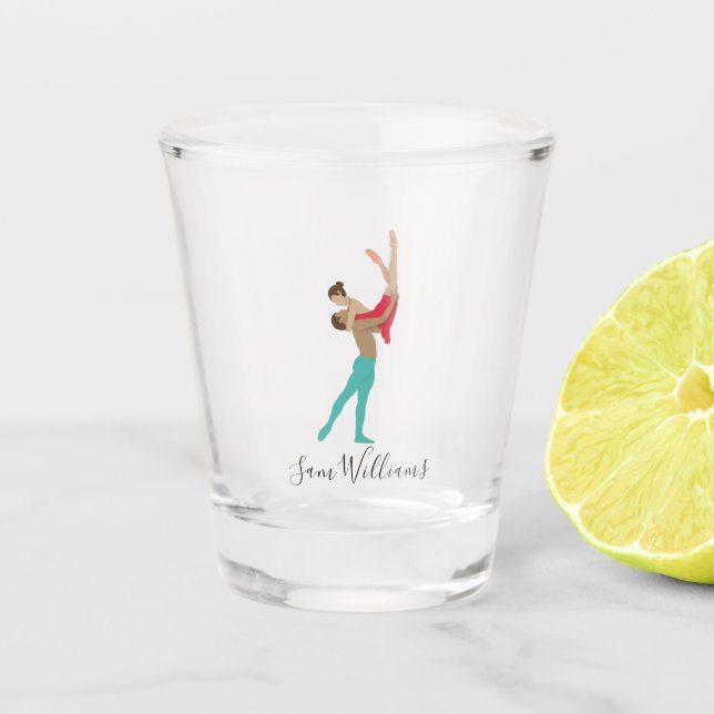 Ballet Shot Glass (Front)