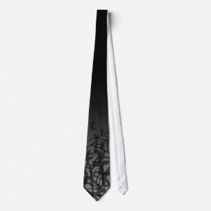 Ballet Silhouette Necktie (black)