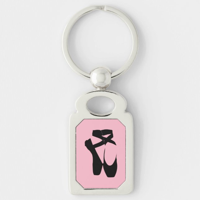 Ballet Slipper Keychain (Front)