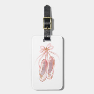 Ballet Slipper Luggage Tag