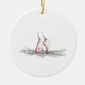 Ballet Slippers Ceramic Tree Decoration