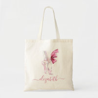 Ballet Slippers Pink Watercolor Personalised