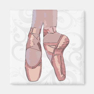 Ballet Slippers Toe Shoes Magnet