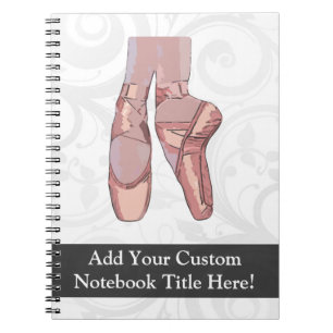 Ballet Slippers Toe Shoes Notebook