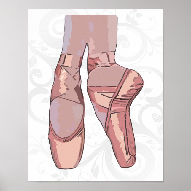 Ballet Slippers Toe Shoes Poster (Front)