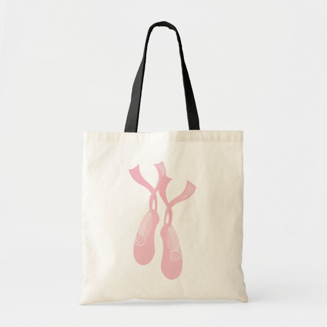 Ballet Slippers Tote Bag (Front)