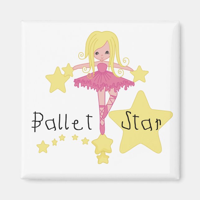Ballet Star Tshirts and Gifts Magnet (Front)