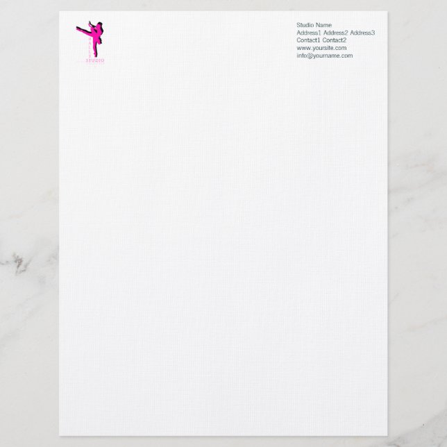 Ballet Studio - Letterhead (Front)
