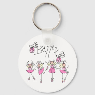 Ballet T-shirts and Gifts Key Ring