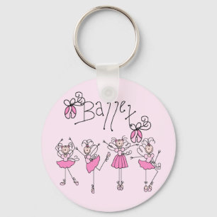 Ballet T-shirts and Gifts Key Ring