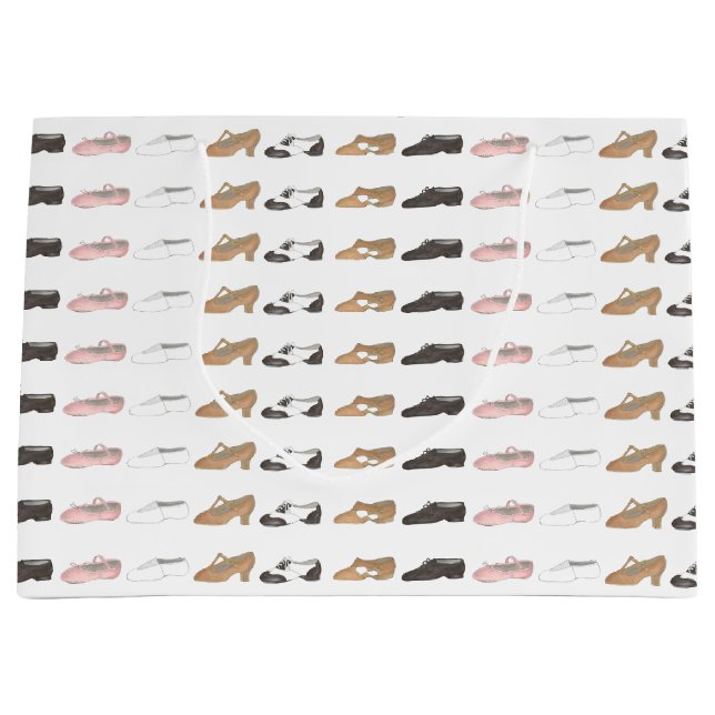 Ballet Tap Jazz Acro Lyrical Dance Shoes Gift Bag (Front)