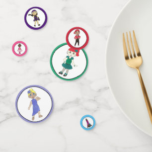 Ballet Tap Jazz Acro Lyrical Dancer Birthday Party Confetti