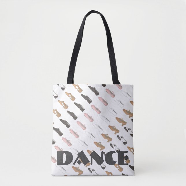 Ballet Tap Jazz Lyrical Dance Shoes Dancer Bag (Front)