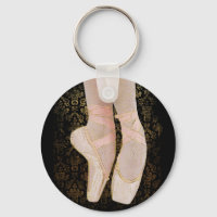Ballet Toe Shoes - Black Pink Gold