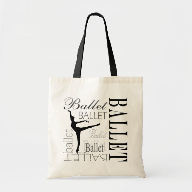 Ballet Tote (customisable) - Arabesque Bag (Front)