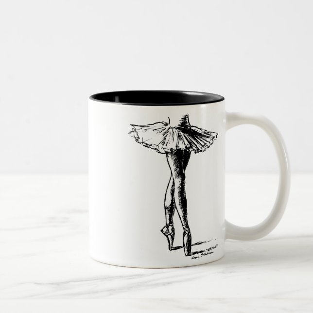 Ballet Two-Tone Coffee Mug (Right)