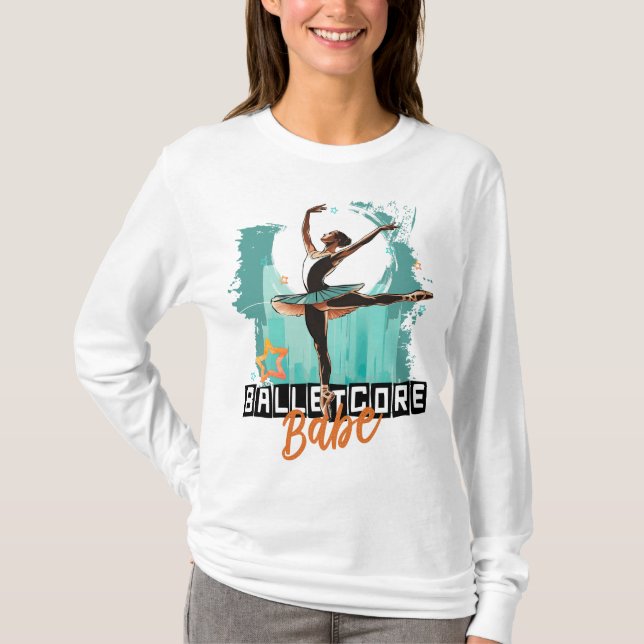 Balletcore Babe | Tutus & Total Domination Tee (Front)