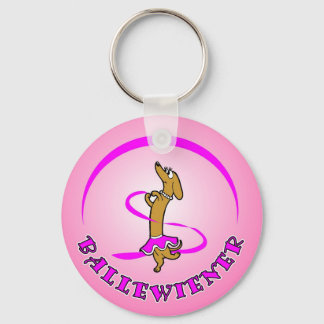 Ballewiener Dachshund Themed Keychain