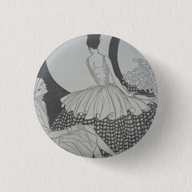 Ballgown 3 Cm Round Badge (Front)