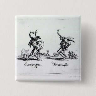 Balli de Sfessania, c.1622 15 Cm Square Badge