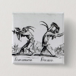 Balli de Sfessania, c.1622 15 Cm Square Badge