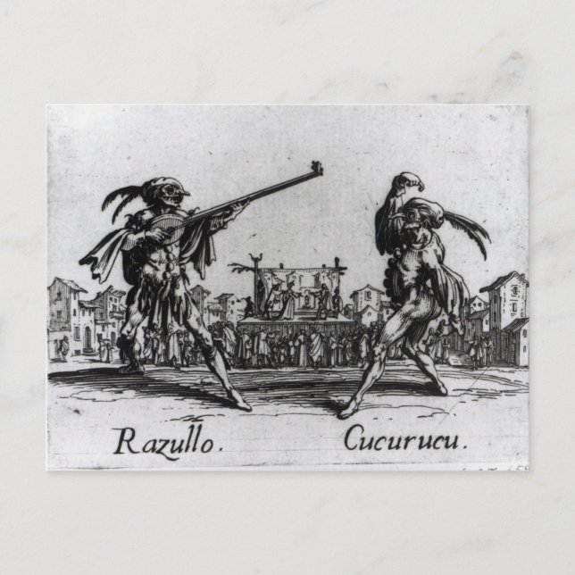 Balli de Sfessania, c.1622 Postcard (Front)
