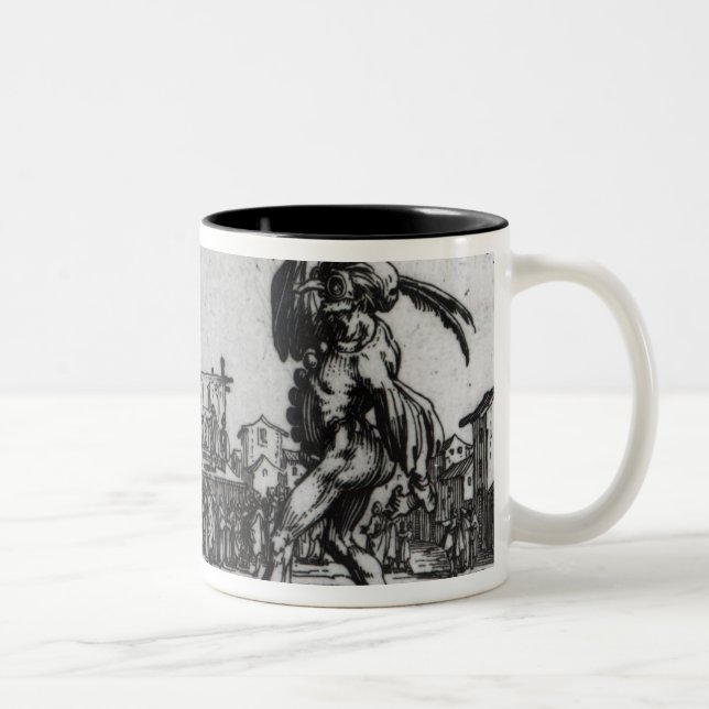 Balli de Sfessania, c.1622 Two-Tone Coffee Mug (Right)