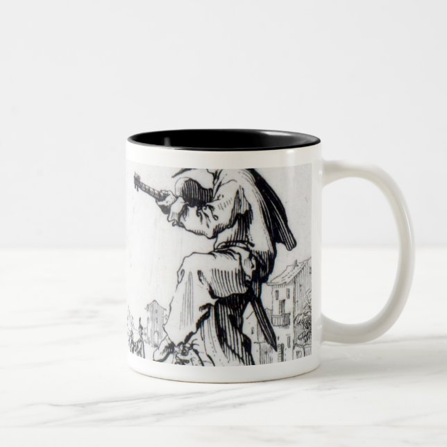 Balli de Sfessania, c.1622 Two-Tone Coffee Mug (Right)