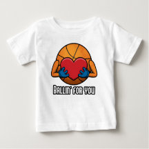 Ballin' For You Funny Romantic Basketball Design