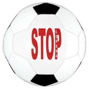 Ballon de football STOP CORONA Soccer Ball