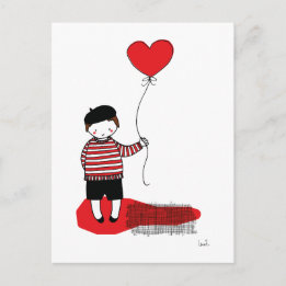 Ballonjunge Postcard