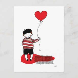 Ballonjunge Postcard