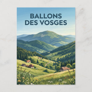 Ballons des Vosges Regional Natural Park France Postcard