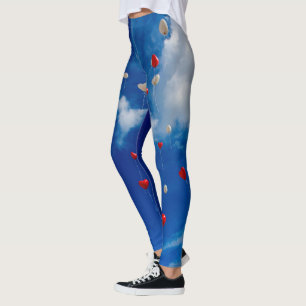 Ballons in Sky Leggings