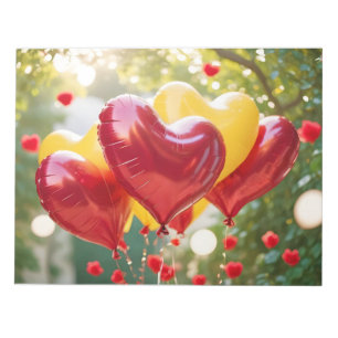 Ballons Love Tender Romantic Beautiful Gift Notepad