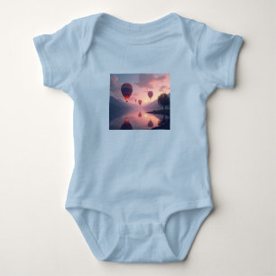 Balloon Adventure Dreams Baby Bodysuit
