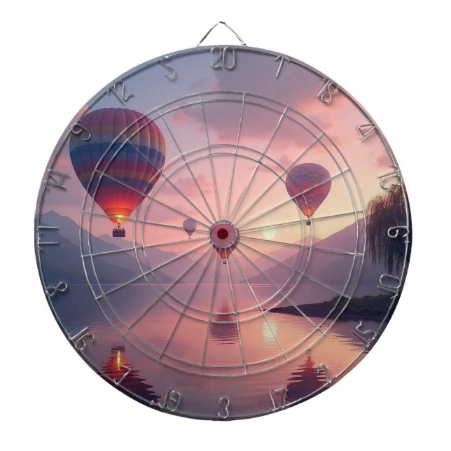 Balloon Adventure Dreams Dartboard (Front)
