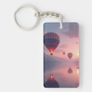 Balloon Adventure Dreams Key Ring