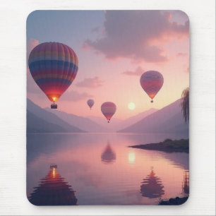 Balloon Adventure Dreams Mouse Pad