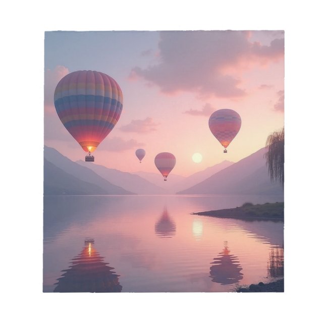Balloon Adventure Dreams Notepad (Front)