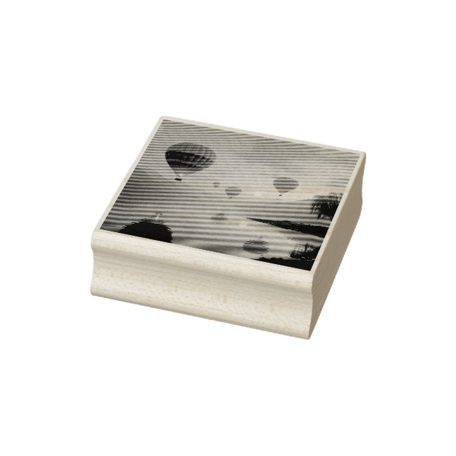 Balloon Adventure Dreams Rubber Stamp (Stamp)
