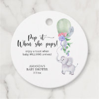 Balloon and Elephant - pop it! when she pops